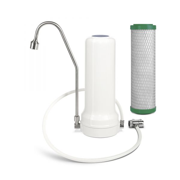 Wasserfilter für Wasserhahn inkl. Filtereinsatz Primus CLC mit EM-Keramik & Kalkschutz vom Wasserfilter-Handel