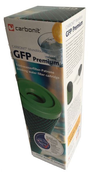 Carbonit Aktivkole-Block-Filtereinsatz GFP Premium vom Wasserfilter-Fachhandel